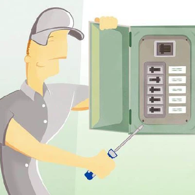 Check your breaker box.